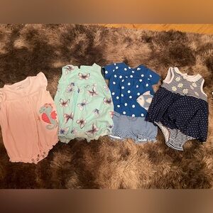 Baby girl rompers 3-6m